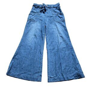 Anthropologie Blue Flare & Wide Leg Jeans